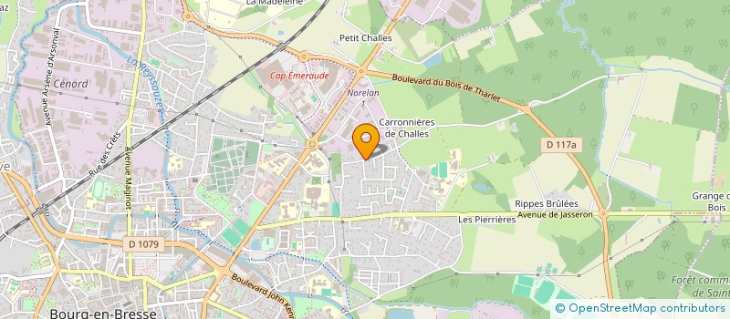 localisation de l'entreprise SCI AMB2X à BOURG-EN-BRESSE