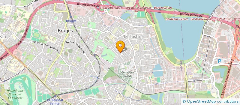 localisation de l'entreprise SCI AMBADENT  BRUGES