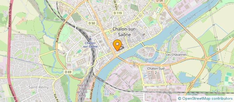 localisation de l'entreprise SCI AMBALAVOKATRA à CHALON-SUR-SAONE