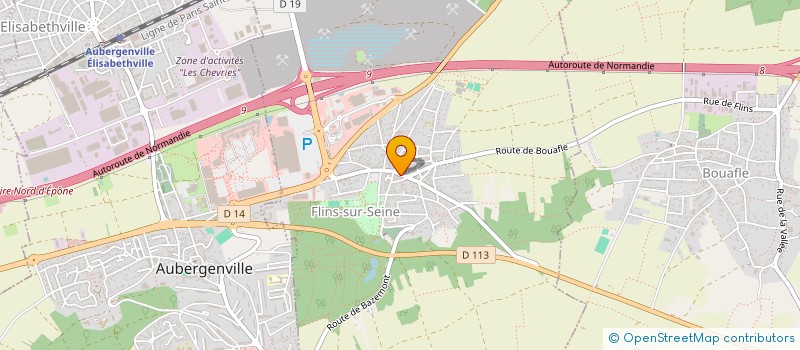 localisation de l'entreprise SCI AMBAR 2  FLINS-SUR-SEINE