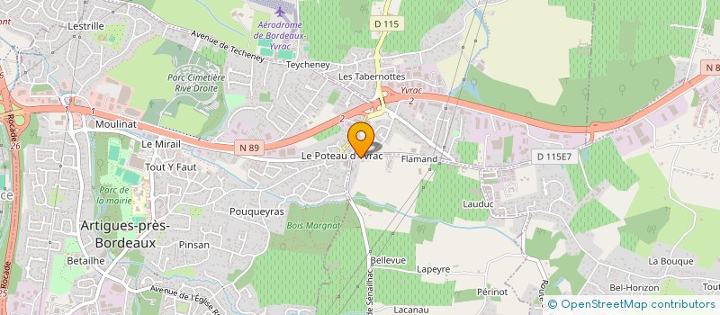 localisation de l'entreprise SCI AMBARES  POMPIGNAC