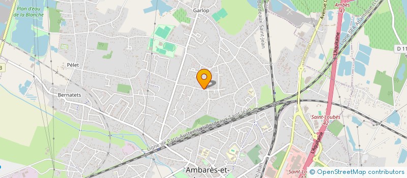 localisation de l'entreprise SCI AMBARES TRANSPORT  AMBARES-ET-LAGRAVE