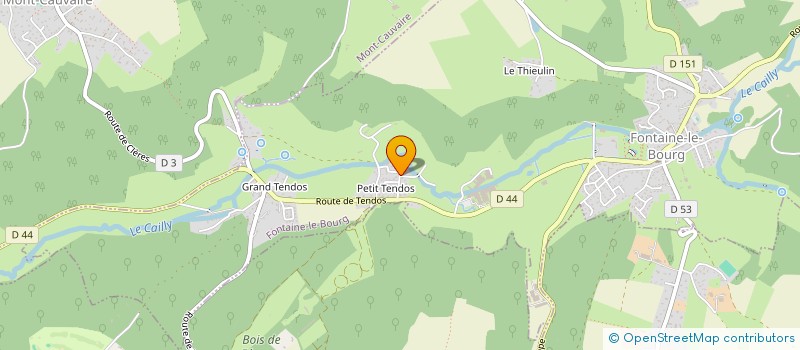 localisation de l'entreprise SCI AMBEO  FONTAINE-LE-BOURG