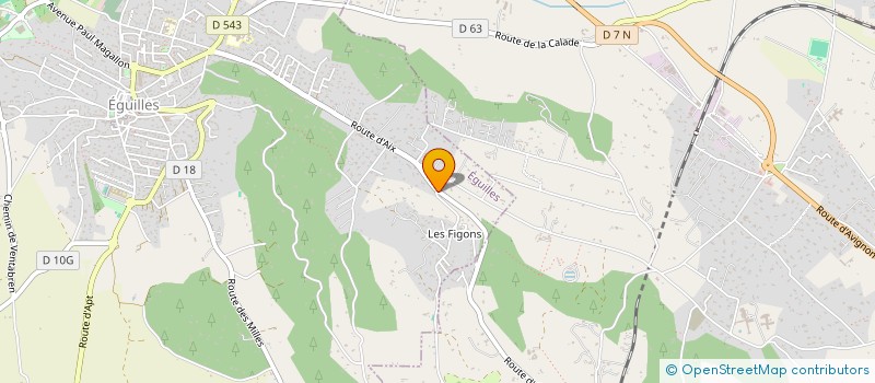 localisation de l'entreprise SCI AMBER FOREVER  EGUILLES