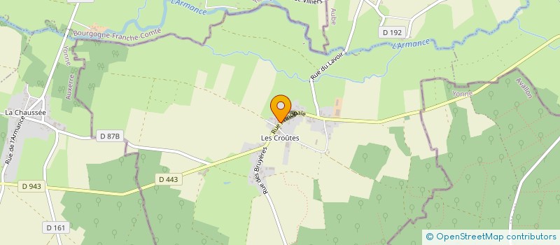 localisation de l'entreprise SCI AMBERSY  LES CROUTES