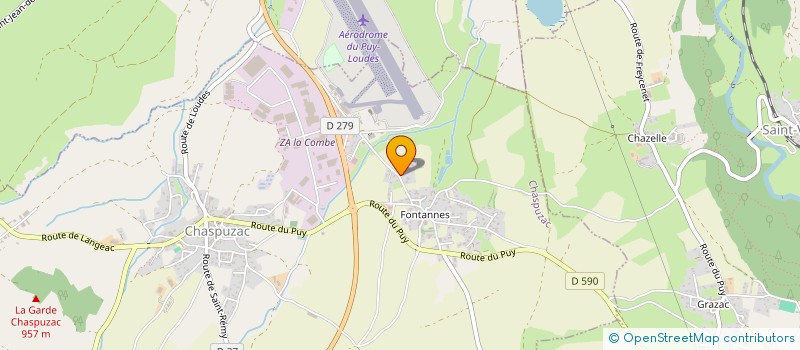 localisation de l'entreprise SCI AMBERT 43  CHASPUZAC