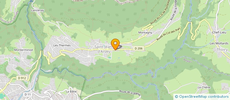 localisation de l'entreprise SCI AMBERT - SUCHET  SAINT-JEAN-D'ARVEY