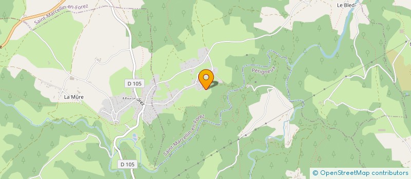 localisation de l'entreprise SCI AMBG  SAINT-MARCELLIN-EN-FOREZ