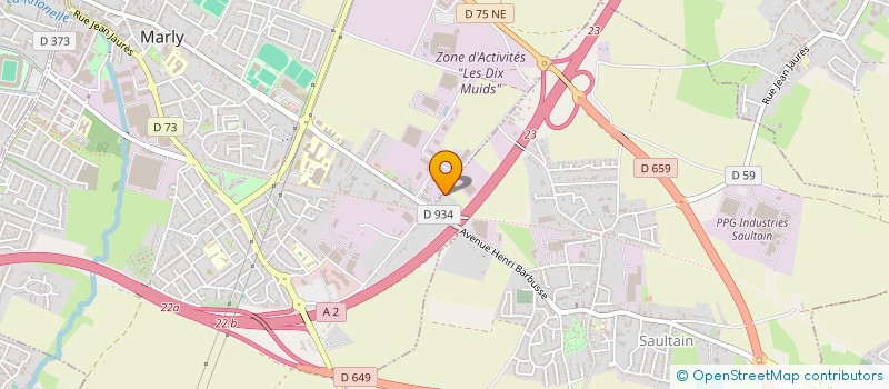 localisation de l'entreprise SCI AMBIAGE à MARLY