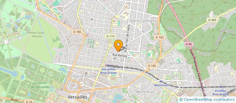 localisation de l'entreprise SCI AMBIANCE à VERSAILLES