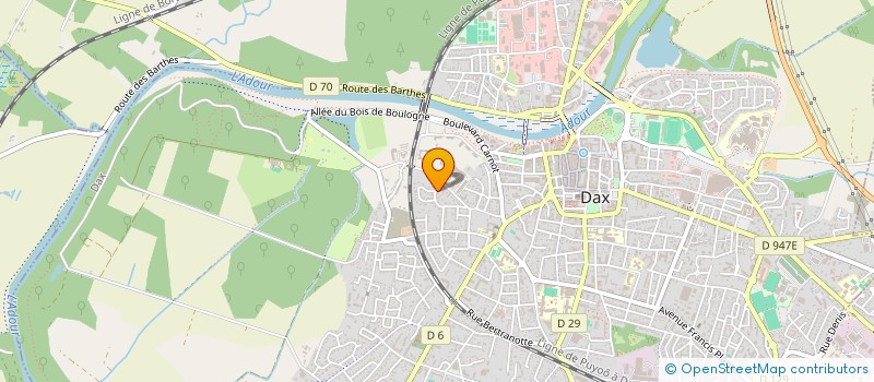localisation de l'entreprise SCI AMBIANCE à DAX