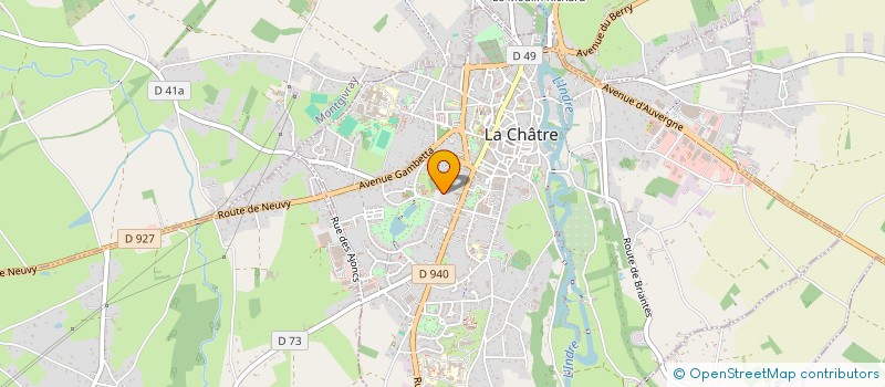 localisation de l'entreprise SCI AMBICTION à LA CHATRE