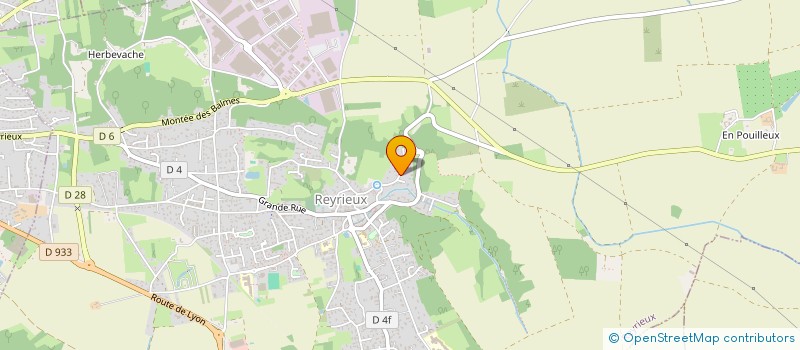 localisation de l'entreprise SCI AMBITEL à REYRIEUX
