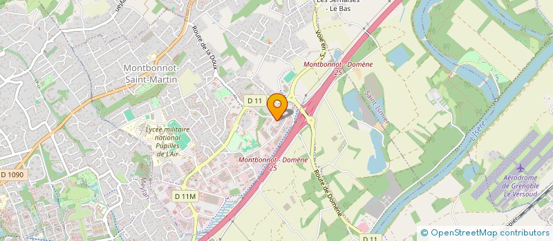 localisation de l'entreprise SCI AMBITION 4  MONTBONNOT-SAINT-MARTIN