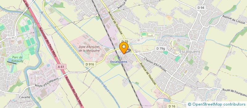 localisation de l'entreprise SCI AMBITION  ESCALQUENS