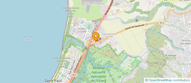 localisation de l'entreprise SCI AMBLAIN 3000 à SAINT-PAUL
