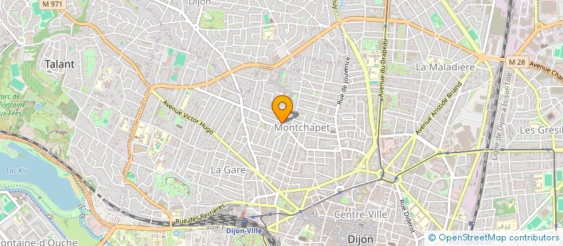 localisation de l'entreprise SCI AMBLAR à DIJON