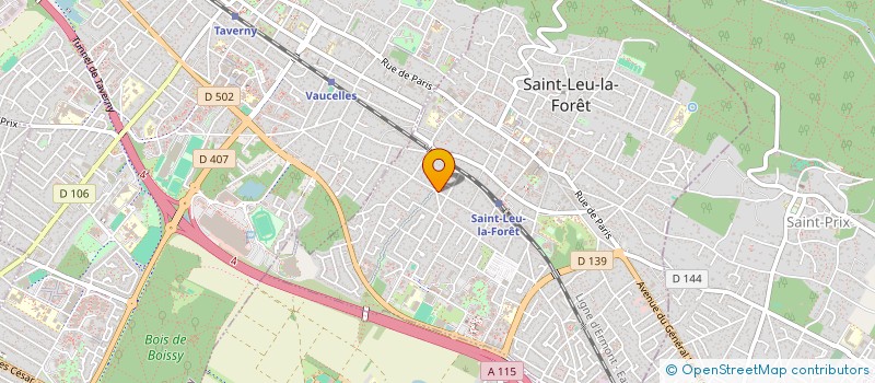 localisation de l'entreprise SCI AMBOINE  SAINT-LEU-LA-FORET