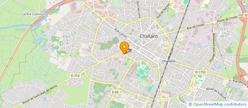 localisation de l'entreprise SCI AMBOISE à CHALLANS