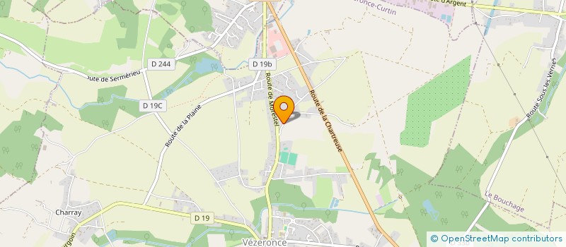 localisation de l'entreprise SCI AMBOISE  VEZERONCE-CURTIN