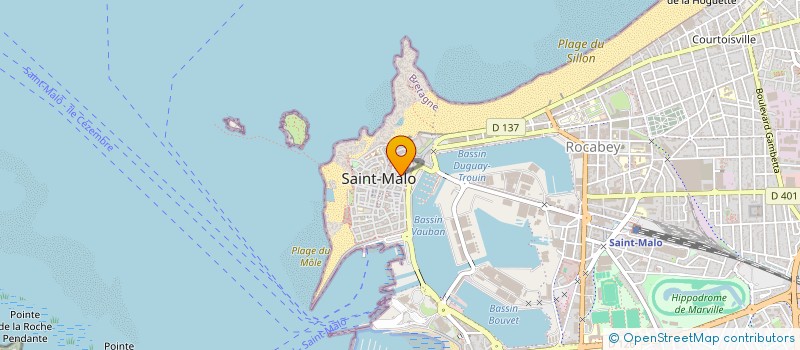 localisation de l'entreprise SCI AMBOISE COM  SAINT-MALO