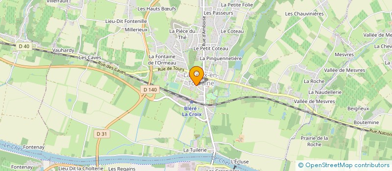 localisation de l'entreprise SCI AMBONSERE à LA CROIX-EN-TOURAINE