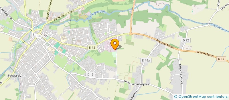 localisation de l'entreprise SCI AMBP  SAINT-LYS