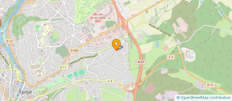 localisation de l'entreprise SCI AMBRAIL MEDICAL à EPINAL