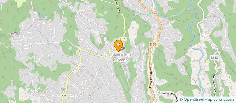 localisation de l'entreprise SCI AMBRAS VENCE à SAINT-PAUL-DE-VENCE
