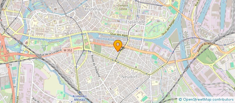 localisation de l'entreprise SCI AMBRE  STRASBOURG