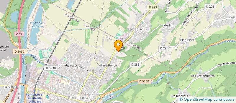 localisation de l'entreprise SCI AMBRE  PONTCHARRA