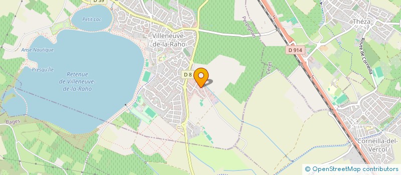 localisation de l'entreprise SCI AMBRE  VILLENEUVE-DE-LA-RAHO