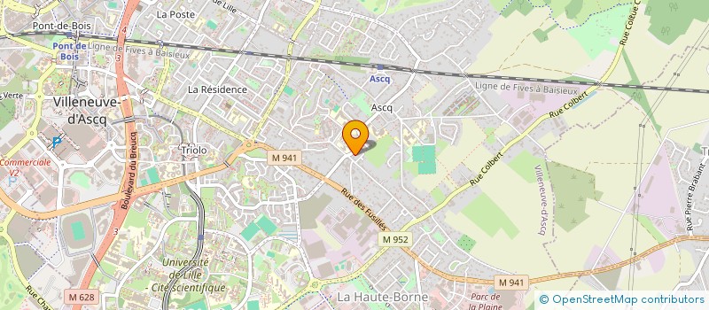 localisation de l'entreprise SCI AMBRE à VILLENEUVE-D'ASCQ