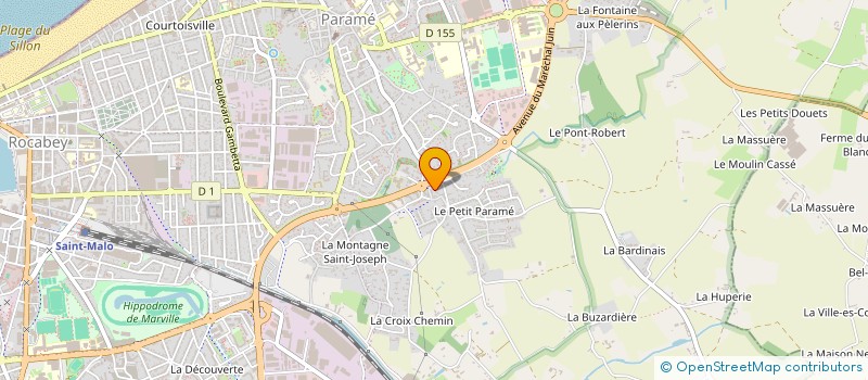 localisation de l'entreprise SCI AMBRE  SAINT-MALO