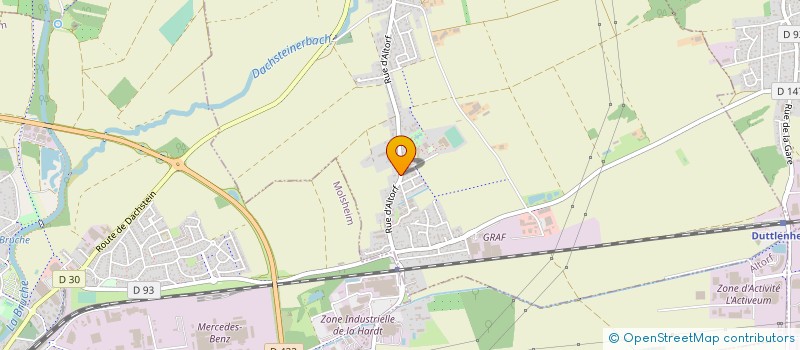 localisation de l'entreprise SCI AMBRE  DACHSTEIN