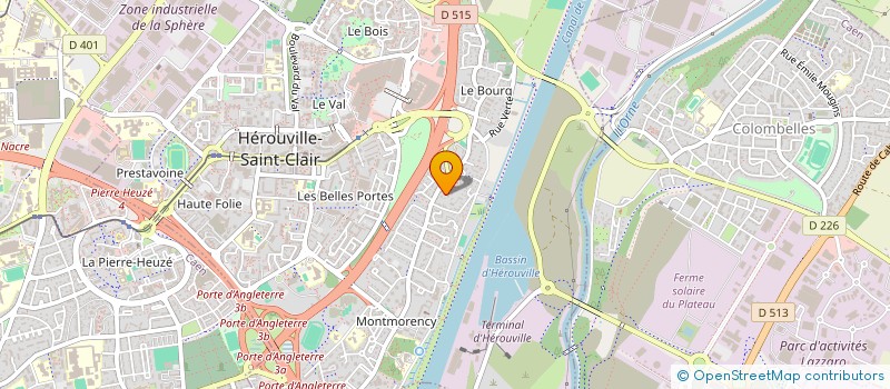 localisation de l'entreprise SCI AMBRE à HEROUVILLE-SAINT-CLAIR