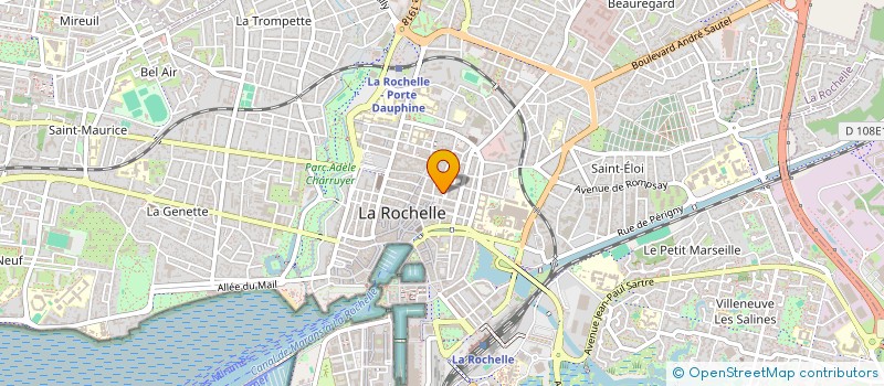 localisation de l'entreprise SCI AMBRE  LA ROCHELLE