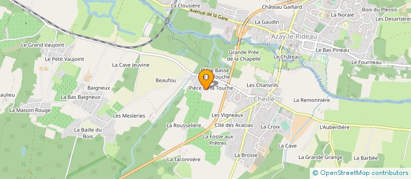 localisation de l'entreprise SCI AMBRE  CHEILLE