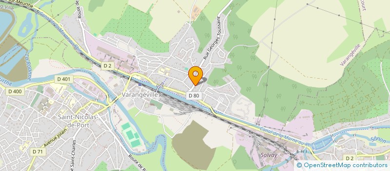 localisation de l'entreprise SCI AMBRE  VARANGEVILLE