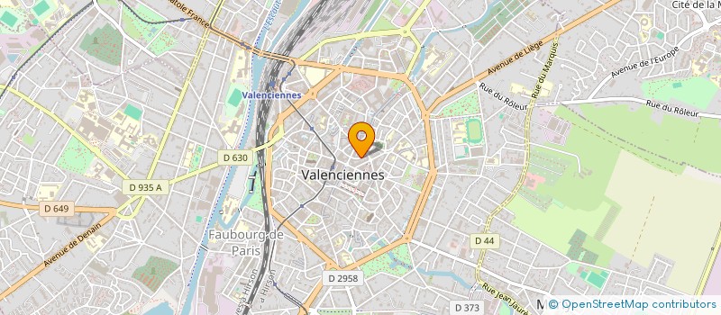 localisation de l'entreprise SCI AMBRE  VALENCIENNES