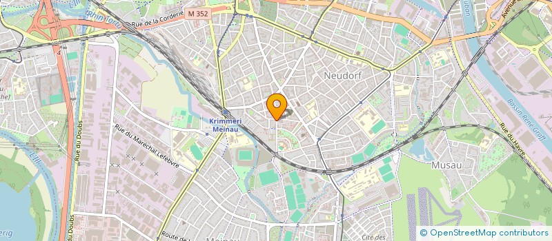 localisation de l'entreprise SCI AMBRE  STRASBOURG