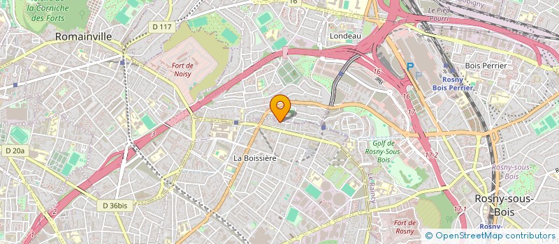 localisation de l'entreprise SCI AMBRE à NOISY-LE-SEC