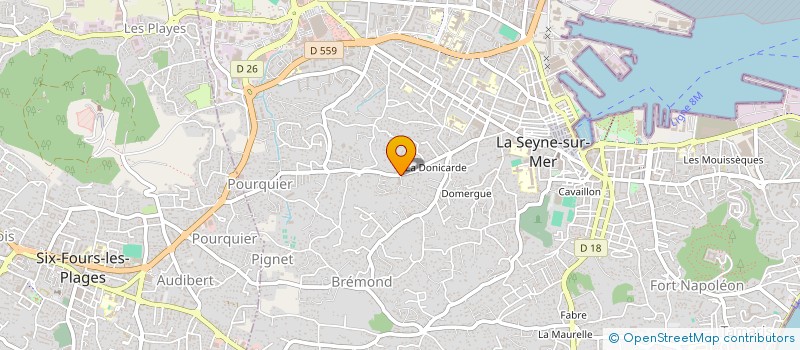 localisation de l'entreprise SCI AMBRE à LA SEYNE-SUR-MER