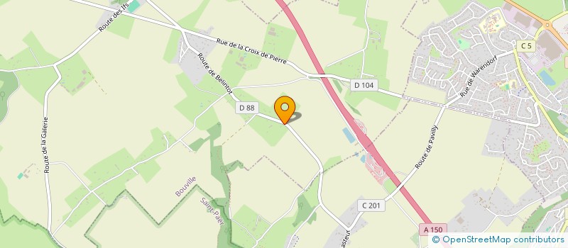 localisation de l'entreprise SCI AMBRE  BOUVILLE