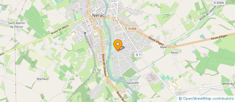 localisation de l'entreprise SCI AMBRE D'ALBRET  NERAC