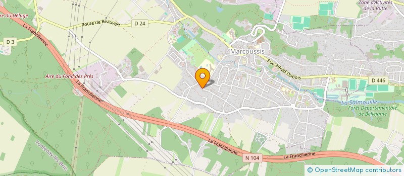 localisation de l'entreprise SCI AMBRE ROUGE  MARCOUSSIS