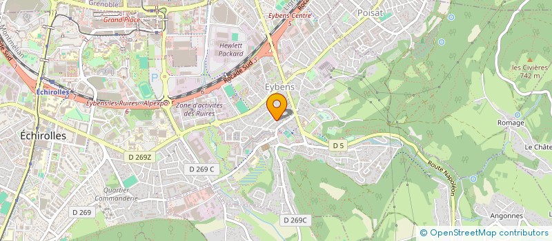localisation de l'entreprise SCI AMBREMYLAN  EYBENS