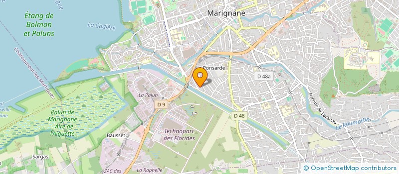 localisation de l'entreprise SCI AMBRIA  MARIGNANE