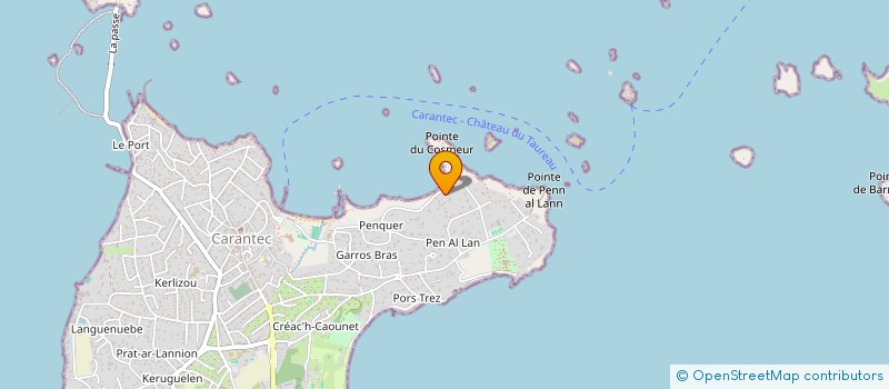 localisation de l'entreprise SCI AMBRIMMO  CARANTEC