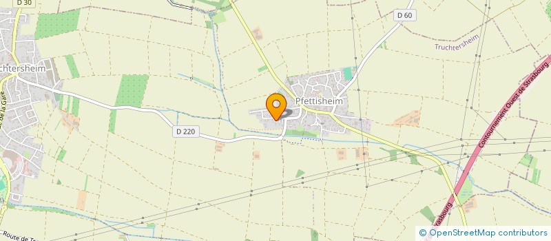 localisation de l'entreprise SCI AMBRINE  TRUCHTERSHEIM